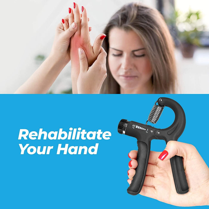 R-Shape Adjustable Hand Grip Sports Strength