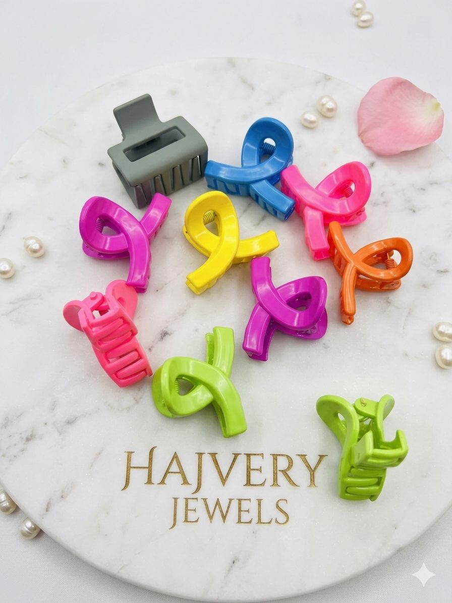 Premium Matte Hair Claws – Strong Grip Minimalist Hair Clips